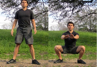 squat bodyweight exercise squat bodyweight exercise